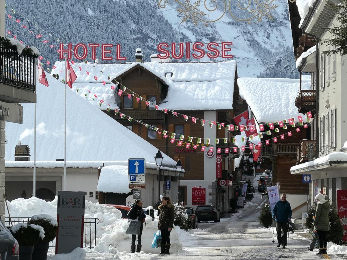 Hotel Suisse Champéry Exterior foto